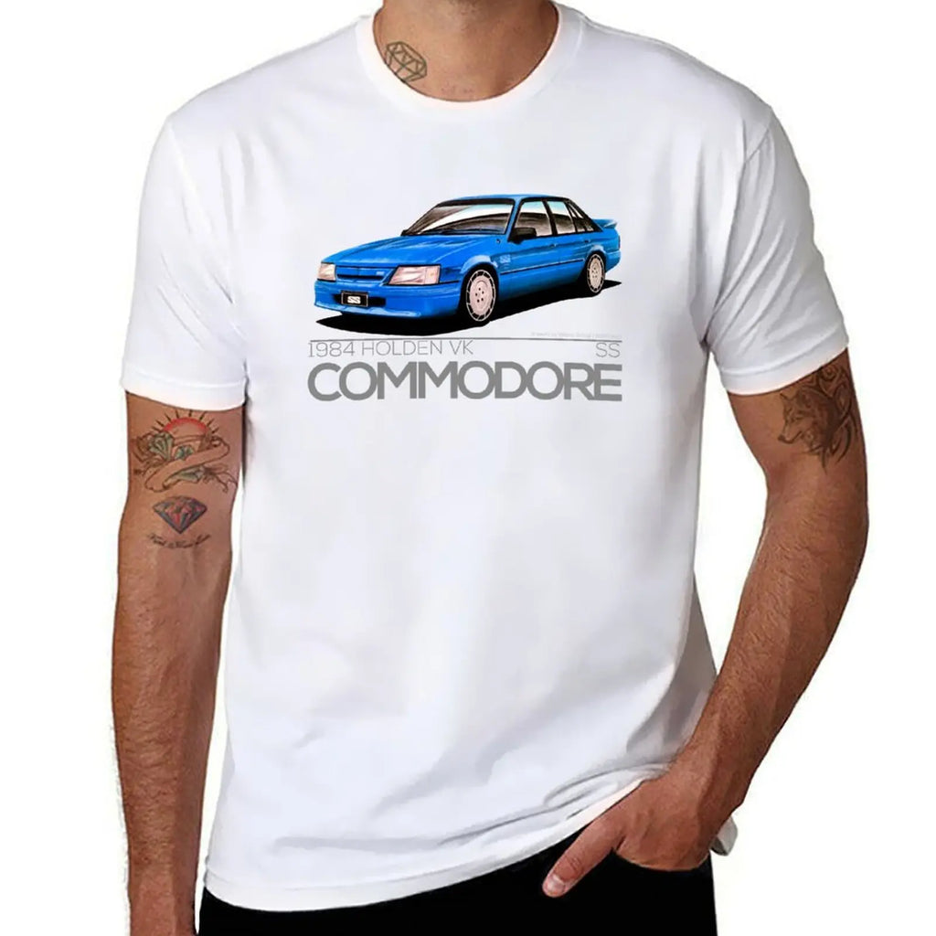 - 1984 Commodore VK 100 shirt t percent cotton 'Peter Classics for T-Shirt anime man Brock' SS Automotive tshirt Holden Edition