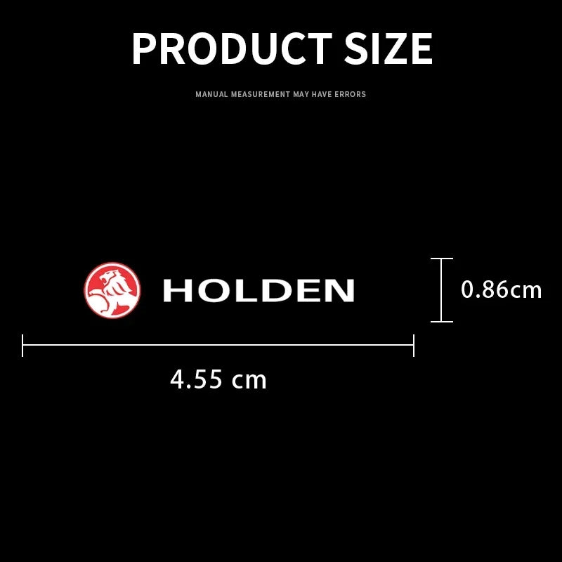 Metal Car Logo Emblem Decal Anywhere Stickers Decor Accessories For Holden Commodore Captiva Cruze Caprice VZ Monaro