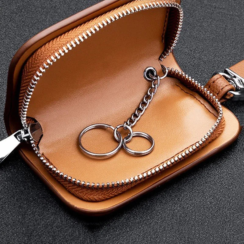 Car Key Case For Holden VF Commodore Ute SV6 Sportwagon WN Caprice V Metal Logo Leather Cover Keychain Car Accessories