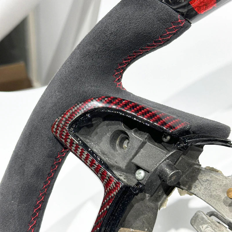 Carbon Bos Custom Forged Carbon Fiber for Holden Commodore HSV Steering Wheel Pontiac G8 VF VE for Holden Car Parts Alcantara