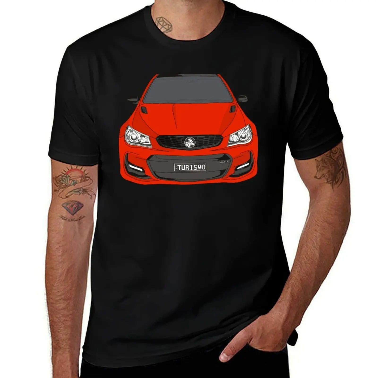 Holden SSV redline, RedHot T-Shirt men t shirt cotton 100% t shirt custom print T-Shirt
