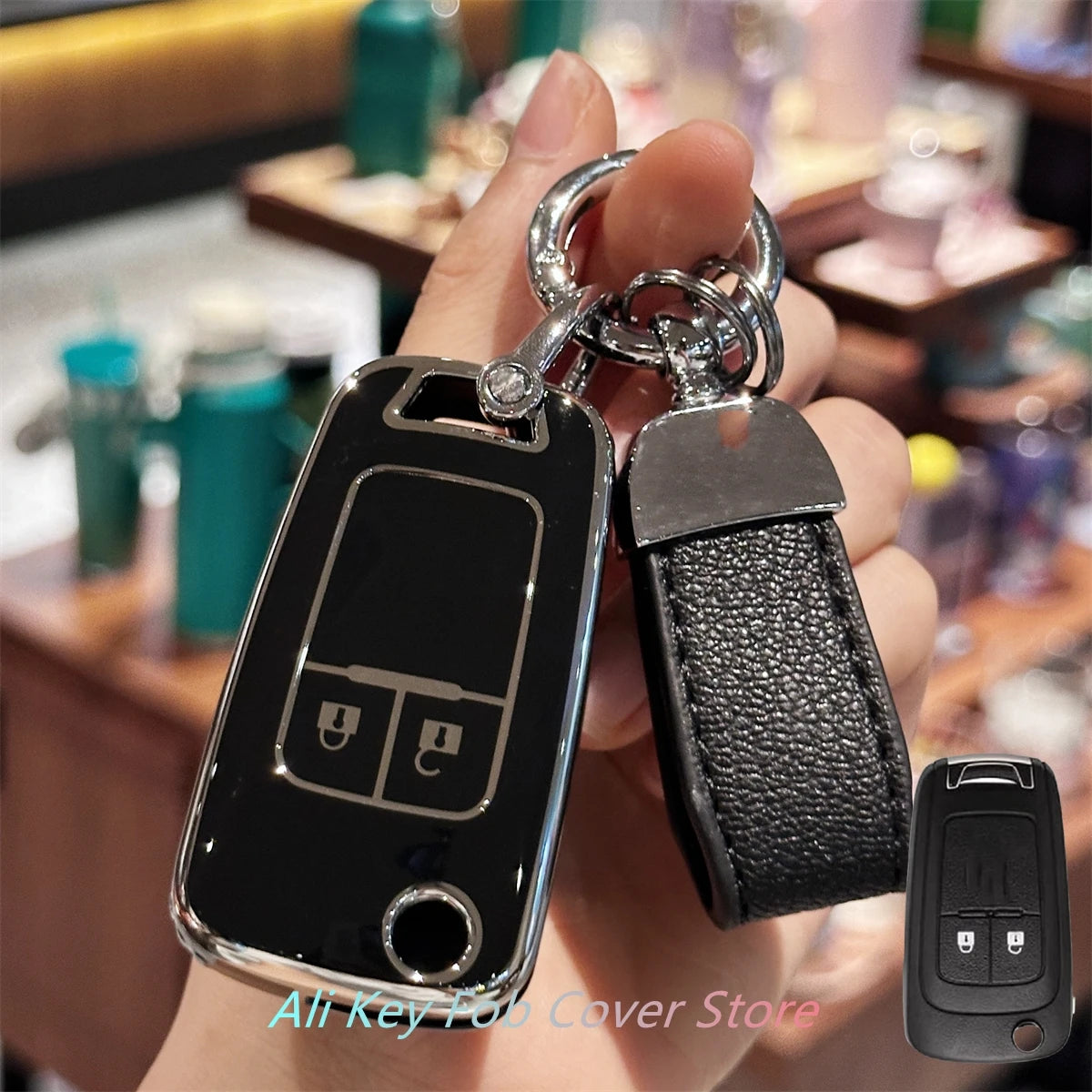 Key Fob Cover Keychain Lanyard for Vauxhall Zafira Astra Insignia Holden Flip Car Key Shell Cover