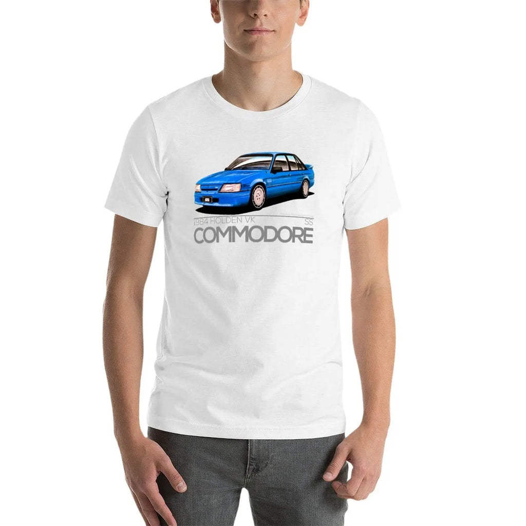 - 1984 Commodore VK 100 shirt t percent cotton 'Peter Classics for T-Shirt anime man Brock' SS Automotive tshirt Holden Edition