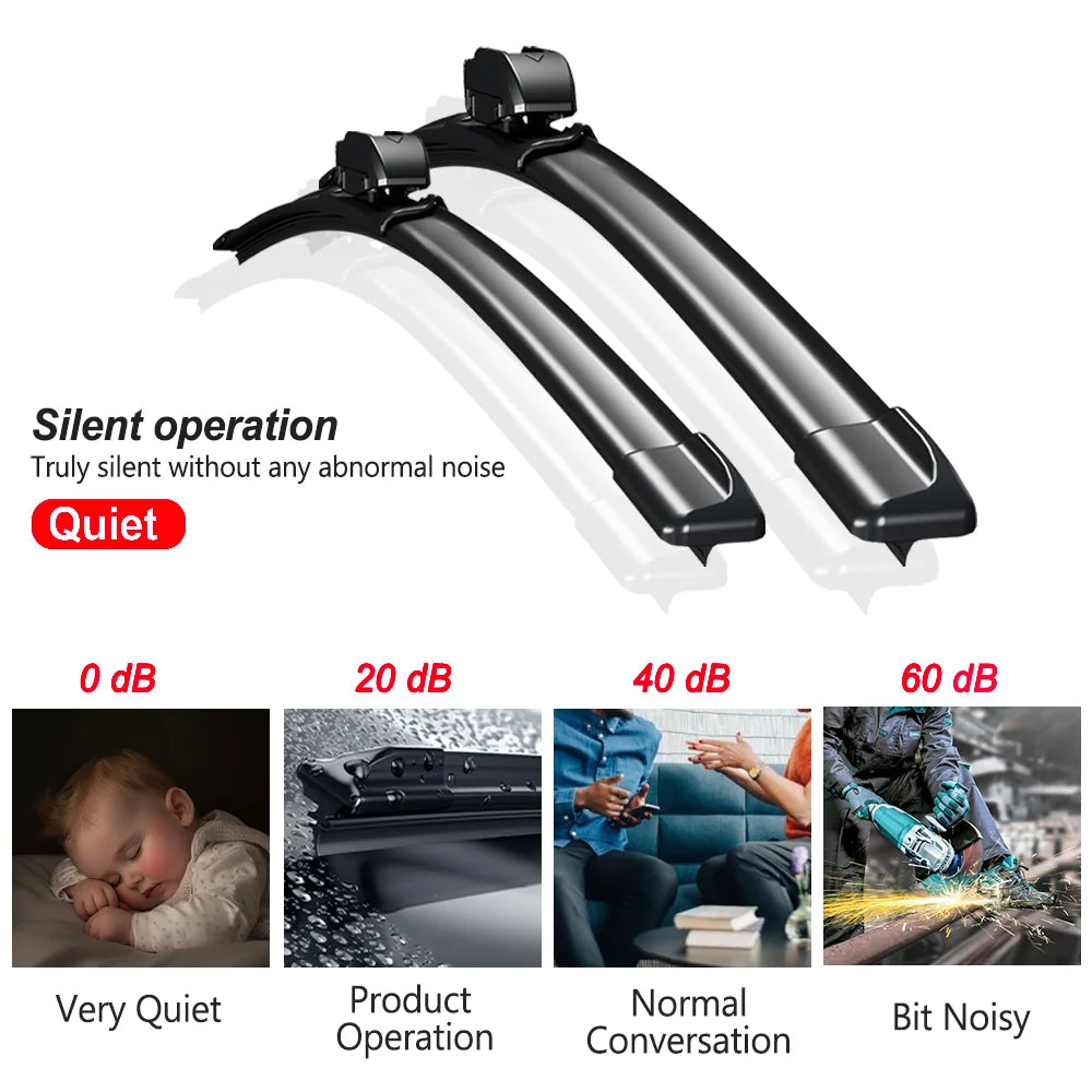 2PCS HD Car Windscreen Wipers for Holden Commodore ZB 2018-2020 Front Windshield Auto Wipers Blade Accessories 2020 2019 2018