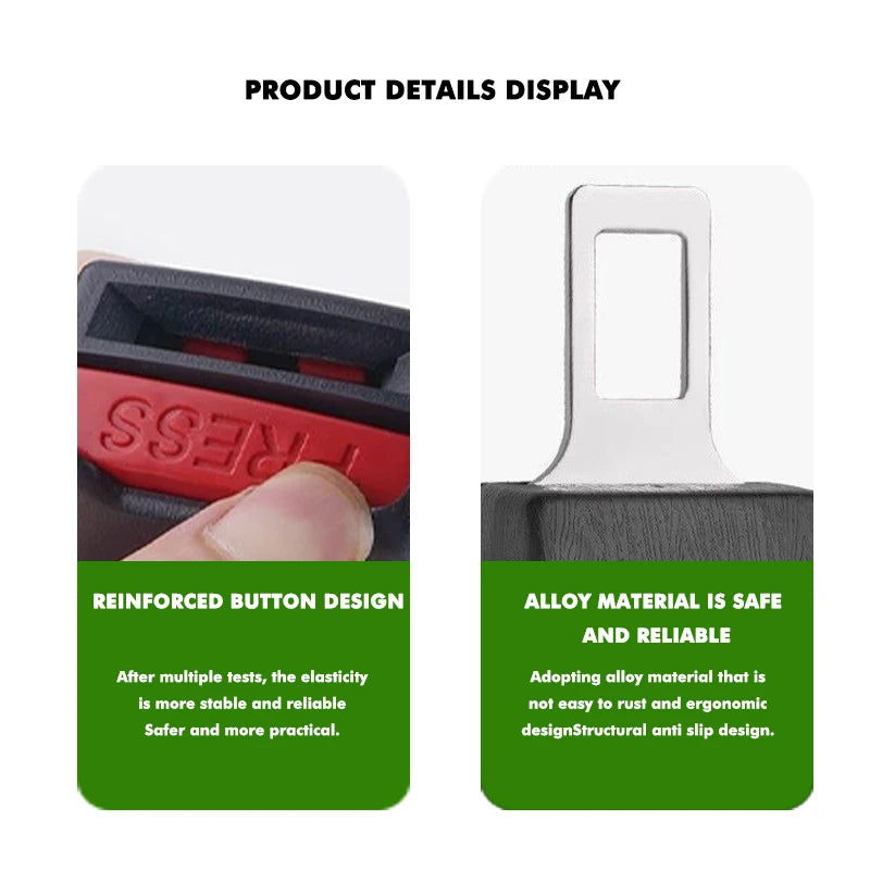 Car Interior Seatbelt Lock Buckle Plug Converter Metal Seat Belt Clip Extender For Holden Astra Commodore Cruze Trailblazer