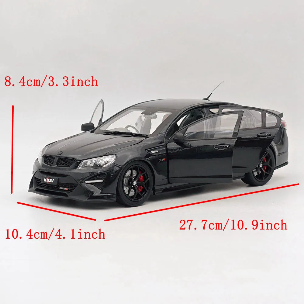 1/18 Scale For HSV GTSR W1 PHANTOM Black B182817E Diecast Models Car Limited Collection Auto Toys Gift Used