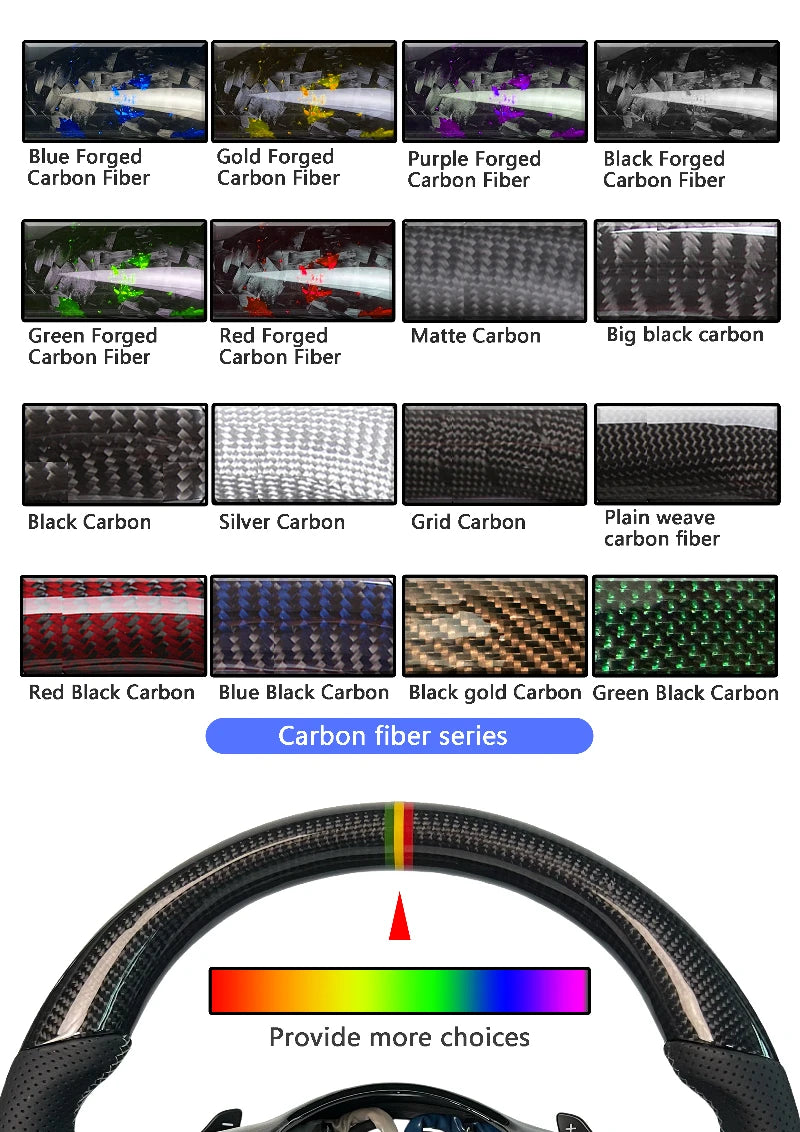 Carbon Bos Custom Forged Carbon Fiber for Holden Commodore HSV Steering Wheel Pontiac G8 VF VE for Holden Car Parts Alcantara