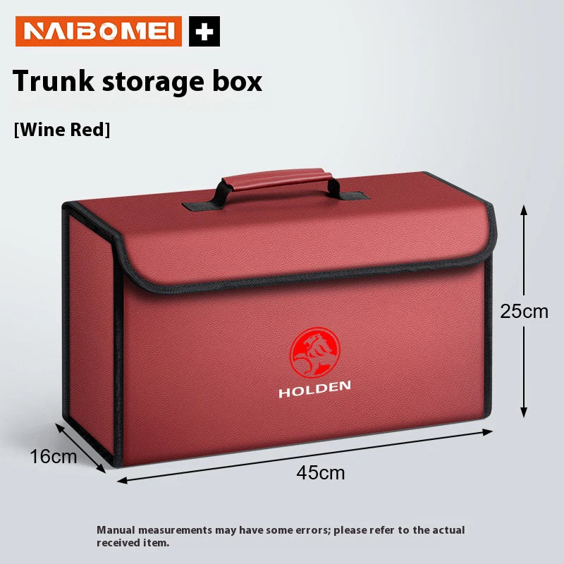 Car Trunk Storage Box Organizer Foldable Container Bag For Holden Commodore Monaro Trailblazer Badge Emblem Colorado Captiva