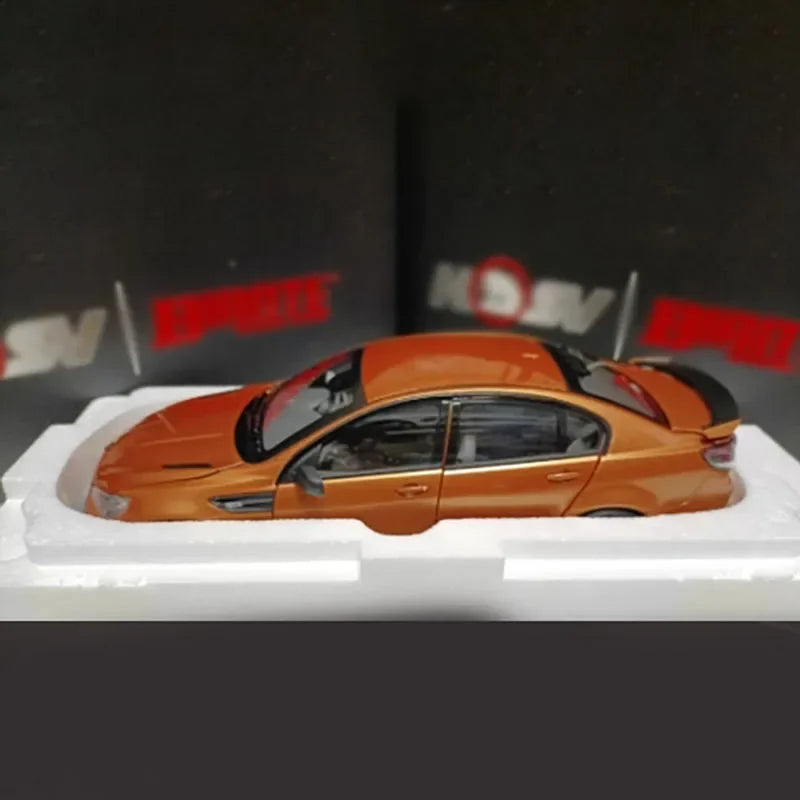Diecast 1:18 Scale Holden HSV GTSR HERON Orange-Gold Alloy Simulation Sedan Model Collectible Ornament Toy Gift-No certificate