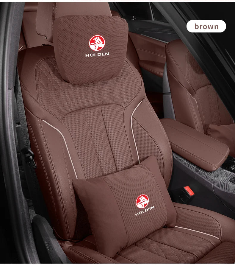 For Holden Commodore Monaro Trailblazer Badge Emblem Colorado Captiva Car Headrest Neck Support Seat Lumbar Cushion Neck Pillow