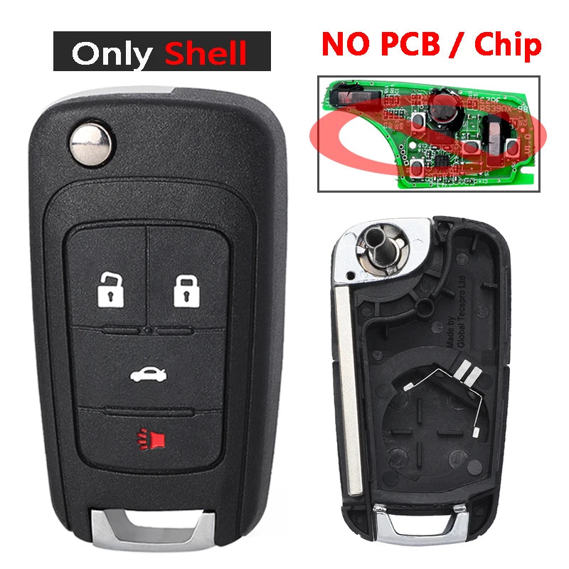 KEYECU AU 433MHz for Holden Commodore VF 2013 2014 2015 2016 2017 Proximity Keyless Remote Key Fob & Shell ID46 Chip