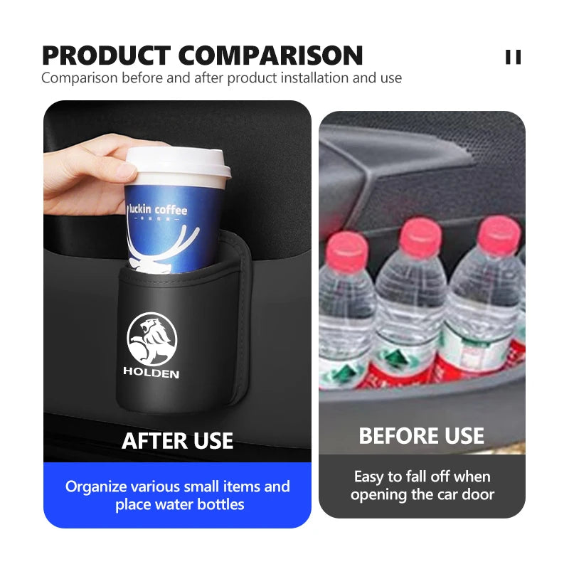 For Holden Car Door Cup Holder Rack for Drink Bottle Organizer Back Seat VZ VE Colorado Caprice VX VU VY HSV Cruze Rodeo Astra