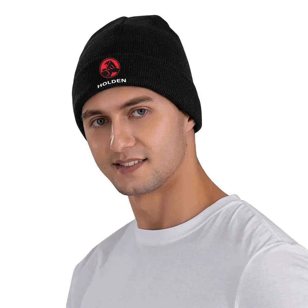 Best Seller Holden Logo Merchandise Warm Knitted Cap Fashion Bonnet Hat Autumn Winter Outdoor Beanies Hats for Unisex Adult