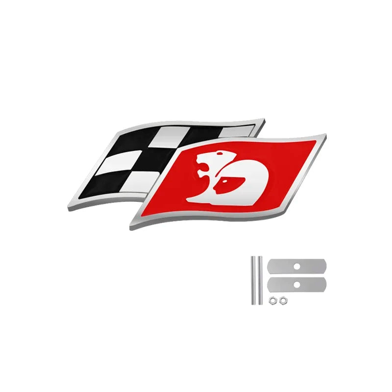 3D Metal Lion Badge Grille Emblem Decoration Rear Trunk stickers For Holden Logo Captiva Commodore Colorado Hsv Statesman