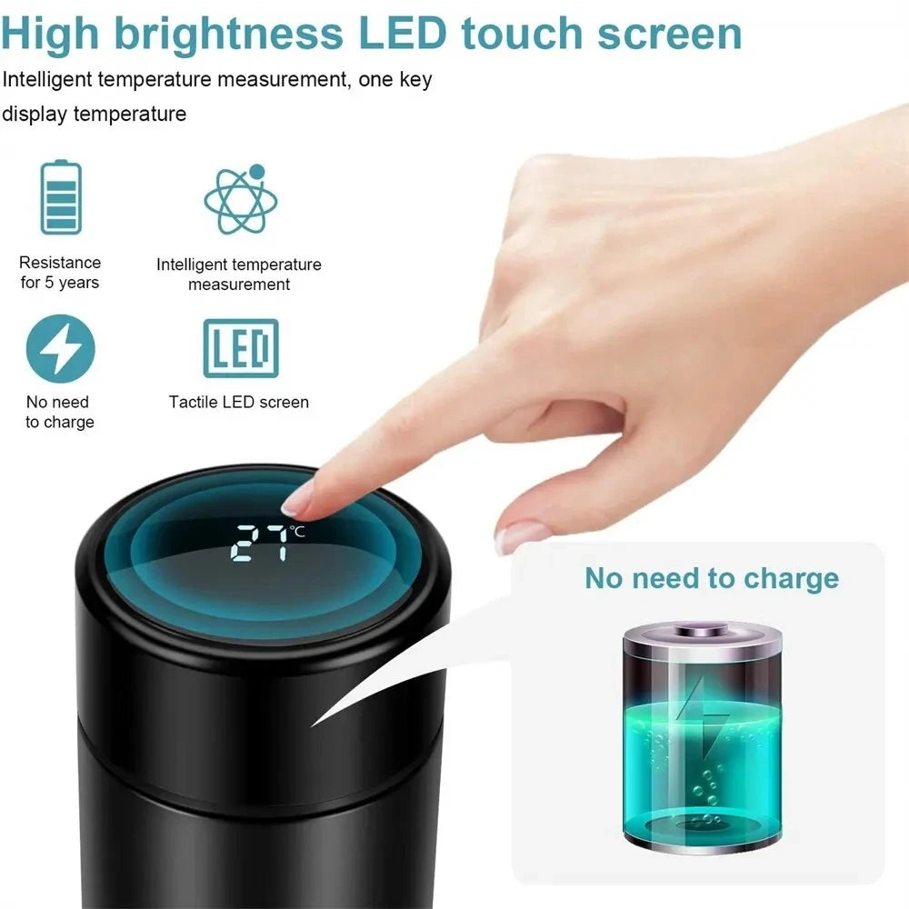 Car Thermoses Water Bottle Portable Travel Mug with Smart LCD For Holden VT VX VU VY HSV Astra Commodore Cruze