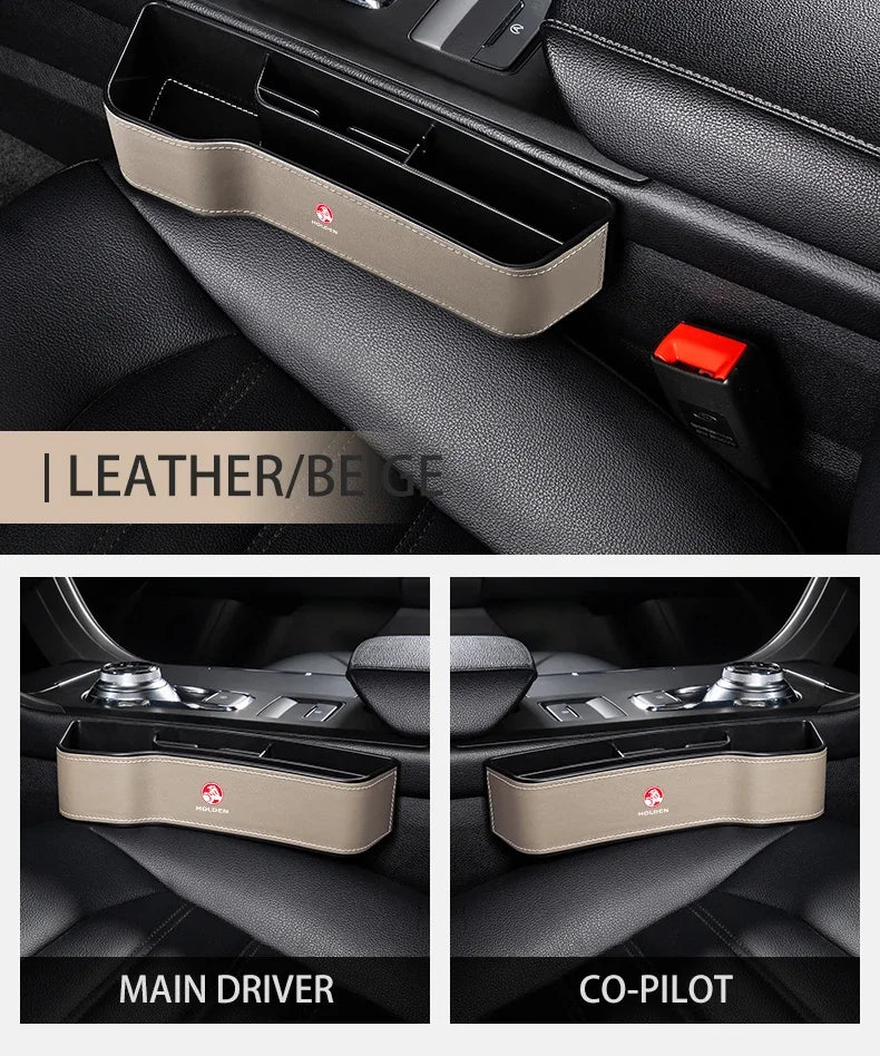 Car Seat Gap Storage Box Cup Multifunctional Pocket Catcher Organizer For Holden Astra Commodore Cruze Monaro Trailblazer