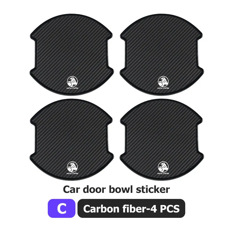 4pcs Car Door Handle Bowl Sticker Protector Anti-collision Strip For Holden HSV Commodore VT VX VU VY VZ VE