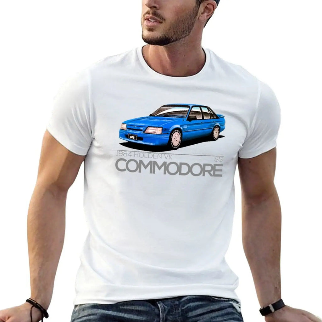- 1984 Commodore VK 100 shirt t percent cotton 'Peter Classics for T-Shirt anime man Brock' SS Automotive tshirt Holden Edition