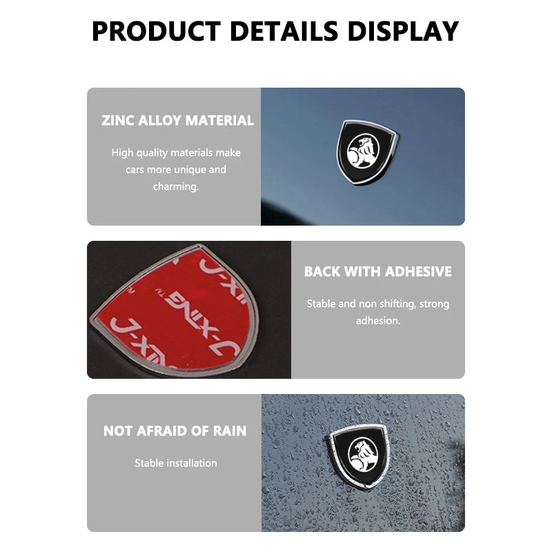 3D Metal Car Trunk Window Side Emblem Badge Decal Sticker For Holden Colorado Captiva Commodor VT VX VU VY VZ HSV Astra