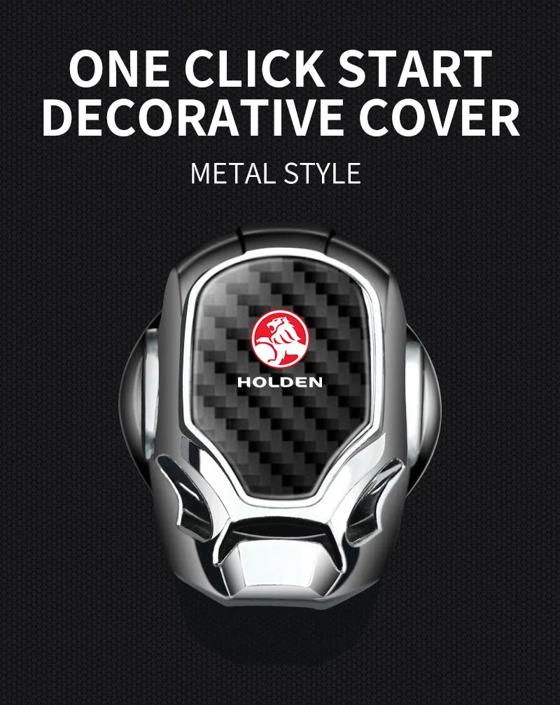 Car One-Click Start Stop Engine Ignition Ring Sticker Crystal Rhinestone Circle Decor For Holden Commodore Badge Caprice VT VX