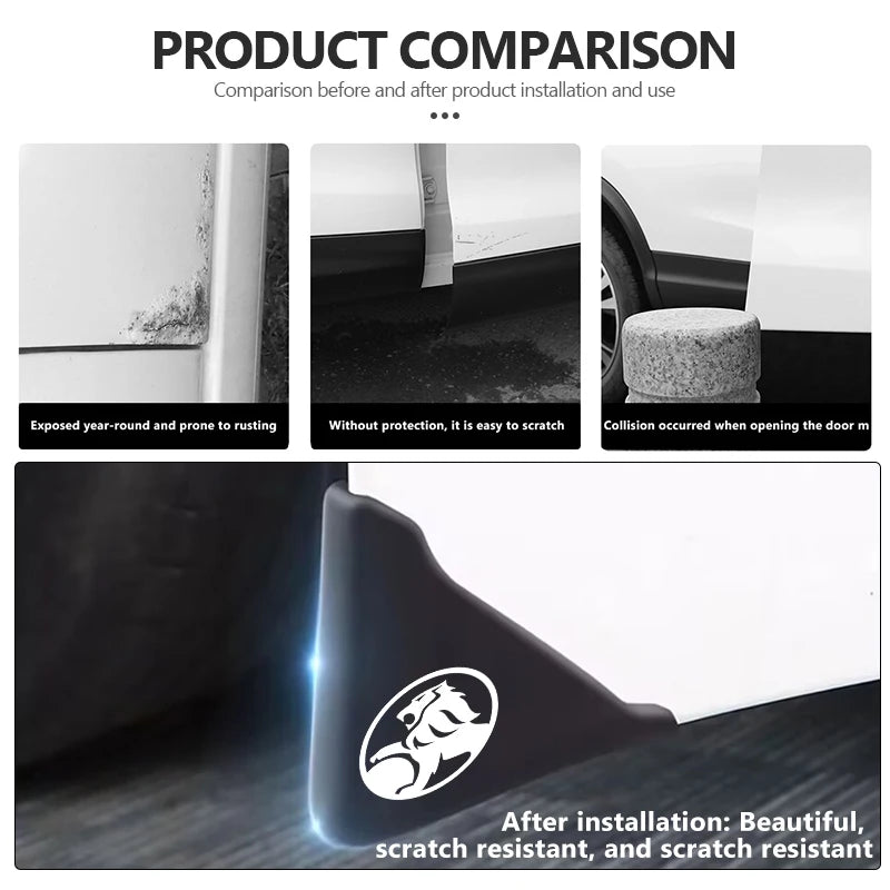 For Holden Car Door Corner Anti Scratch Cover Protector Sticker Decals HSV Commodore VT VX VU VY VZ VE Astra H SV