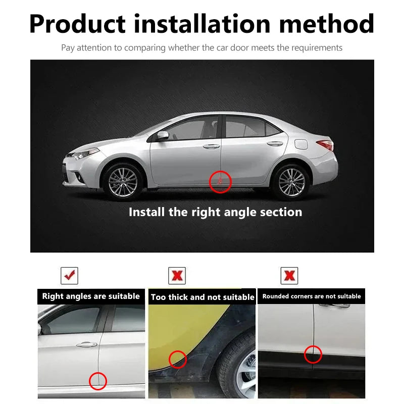 For Holden Car Door Corner Anti Scratch Cover Protector Sticker Decals HSV Commodore VT VX VU VY VZ VE Astra H SV