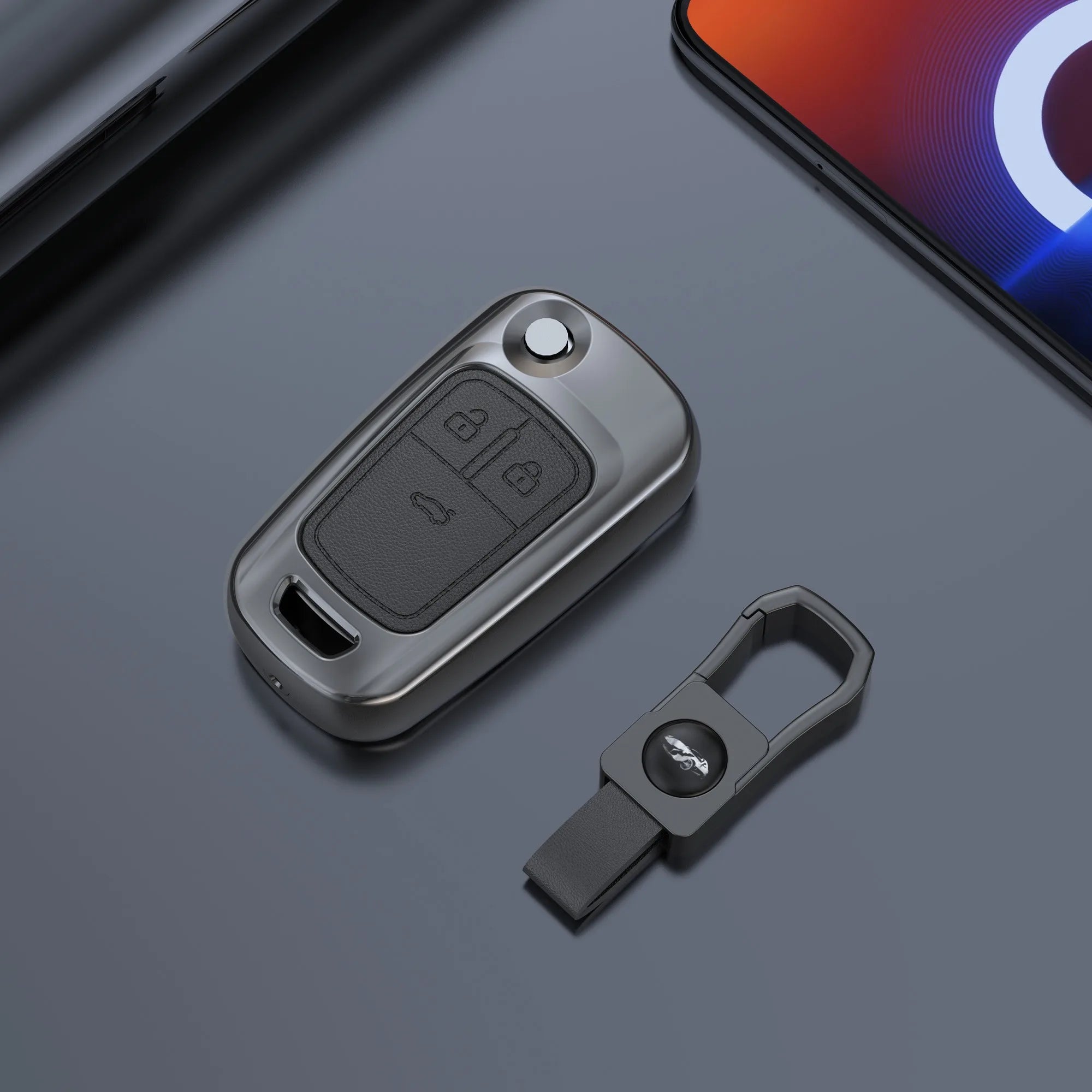 1 Pcs Zinc Alloy Car Key Case Shell Fob For Buick For Chevrolet Cruze Aveo Trax Opel Astra Corsa Meriva Zafira Antara J Keychain