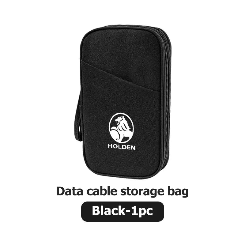 Travel Data Cable Organizer Pouch Carry Case Portable Storage Bag For Holden Captiva Commodor VZ VE Colorado Caprice VT VX VU