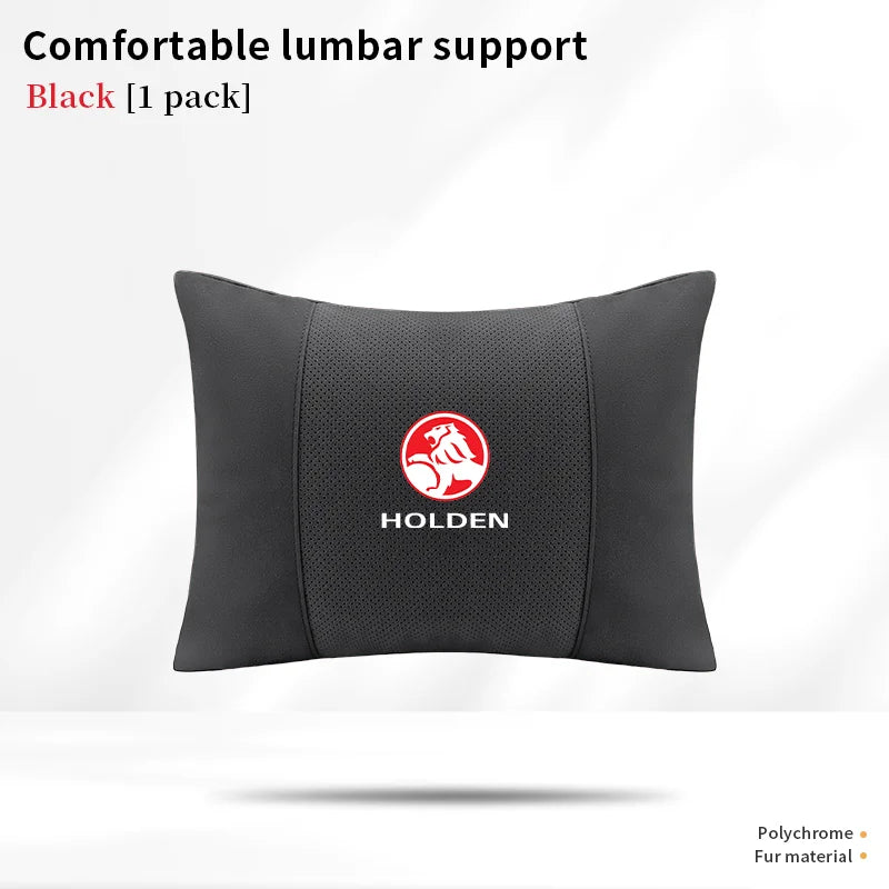 For Holden Commodore Monaro Trailblazer Badge Emblem Colorado Captiva Car Headrest Neck Support Seat Lumbar Cushion Neck Pillow