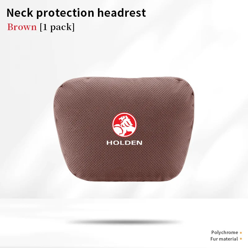 For Holden Commodore Monaro Trailblazer Badge Emblem Colorado Captiva Car Headrest Neck Support Seat Lumbar Cushion Neck Pillow