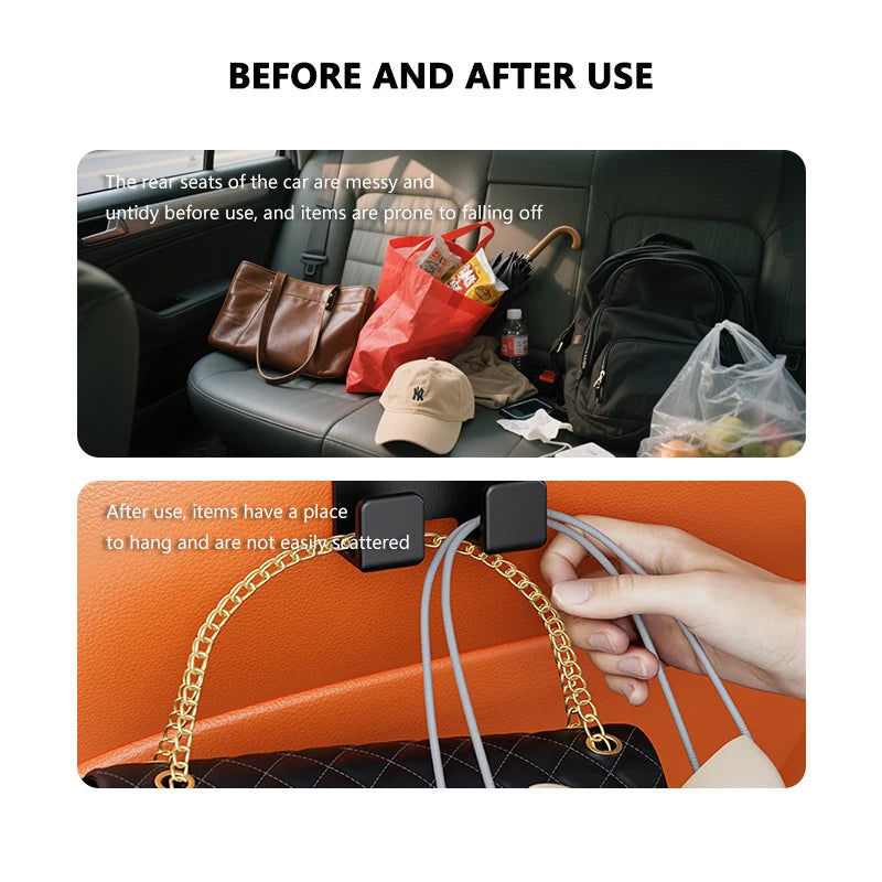 Car Headrest Hook Hanging Dual Hooks Seats Back Multifunctional Storage Holder For Holden Colorado Captiva Commodor VY VZ HSV