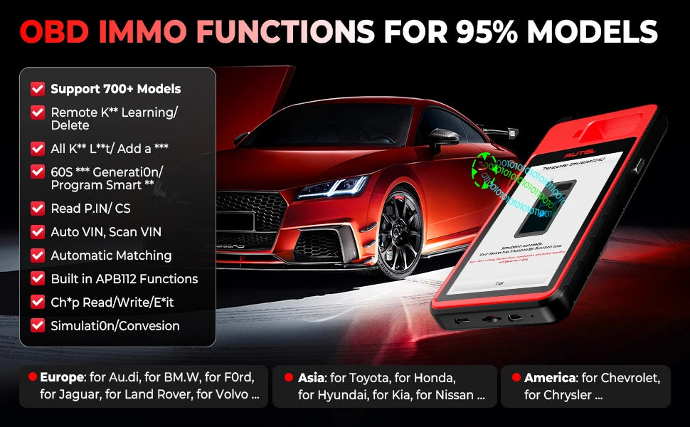 Autel MaxiIM KM100 KM100E Universal Key Generator Kit Lifetime Free Update AutoVIN All Key Lost PK IM508S Built-in APB112