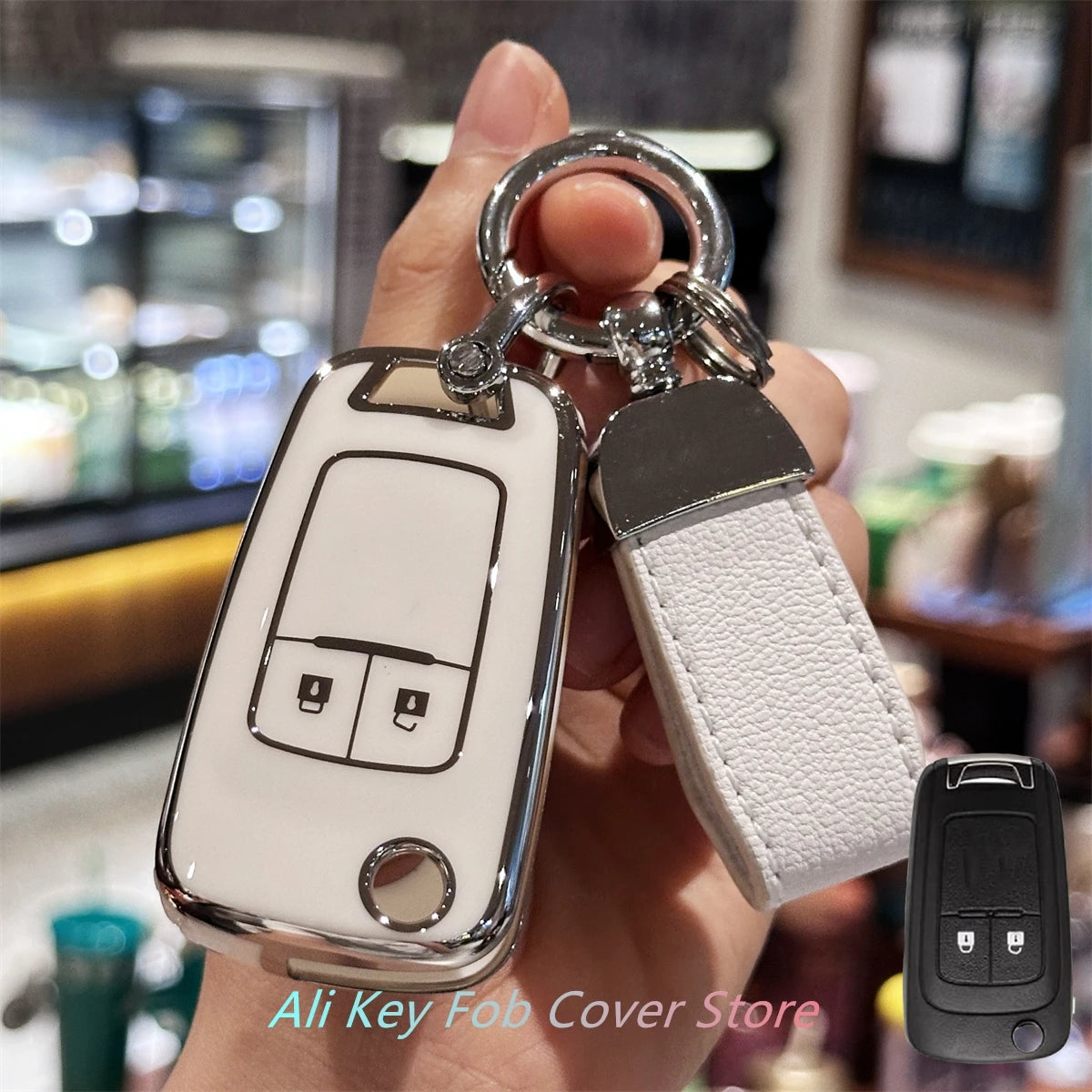 Key Fob Cover Keychain Lanyard for Vauxhall Zafira Astra Insignia Holden Flip Car Key Shell Cover