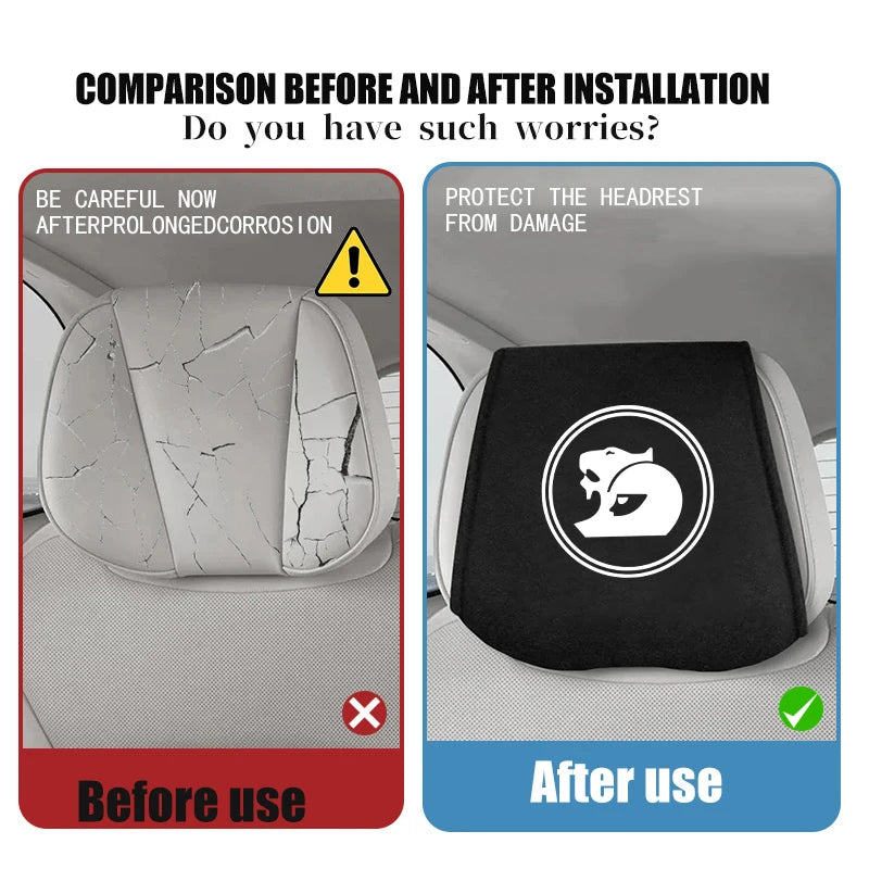 For Holden Car Headrest Cover Universal Interior Accessories Fit Commodore Colorado HSV VE Cruze Captiva Barina VT VX VU