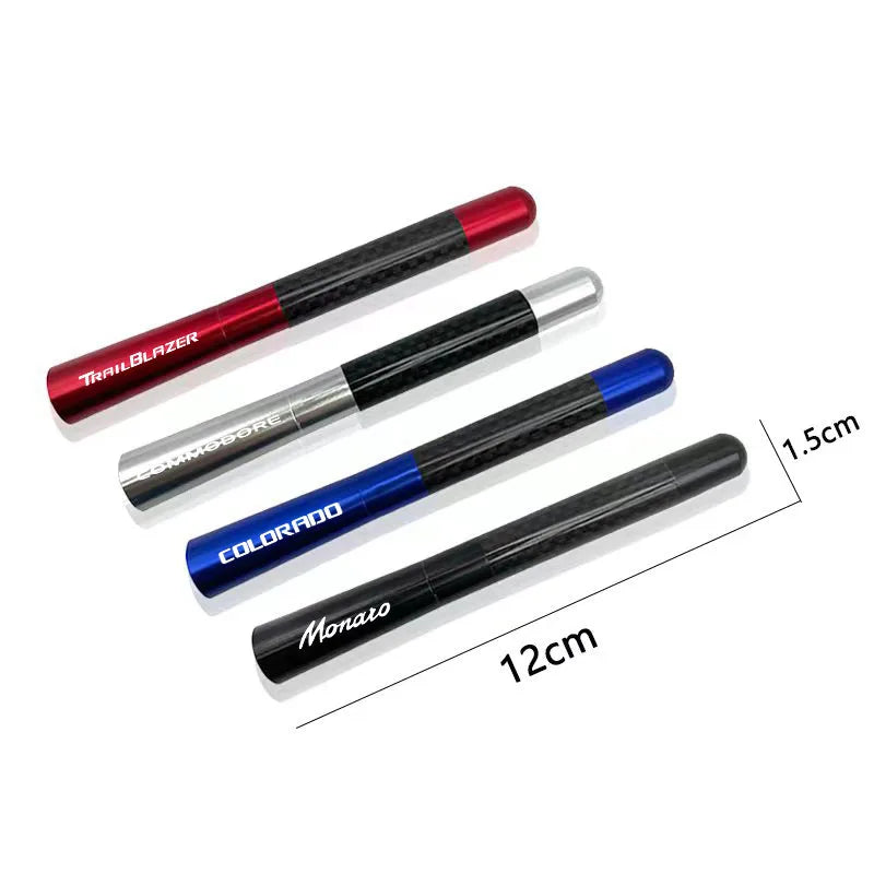 1pcs Universal 12cm Carbon Fiber Car Radio Antenna For Holden HSV Commodore Monaro Trailblazer Colorado VF Cruze Car Accessories