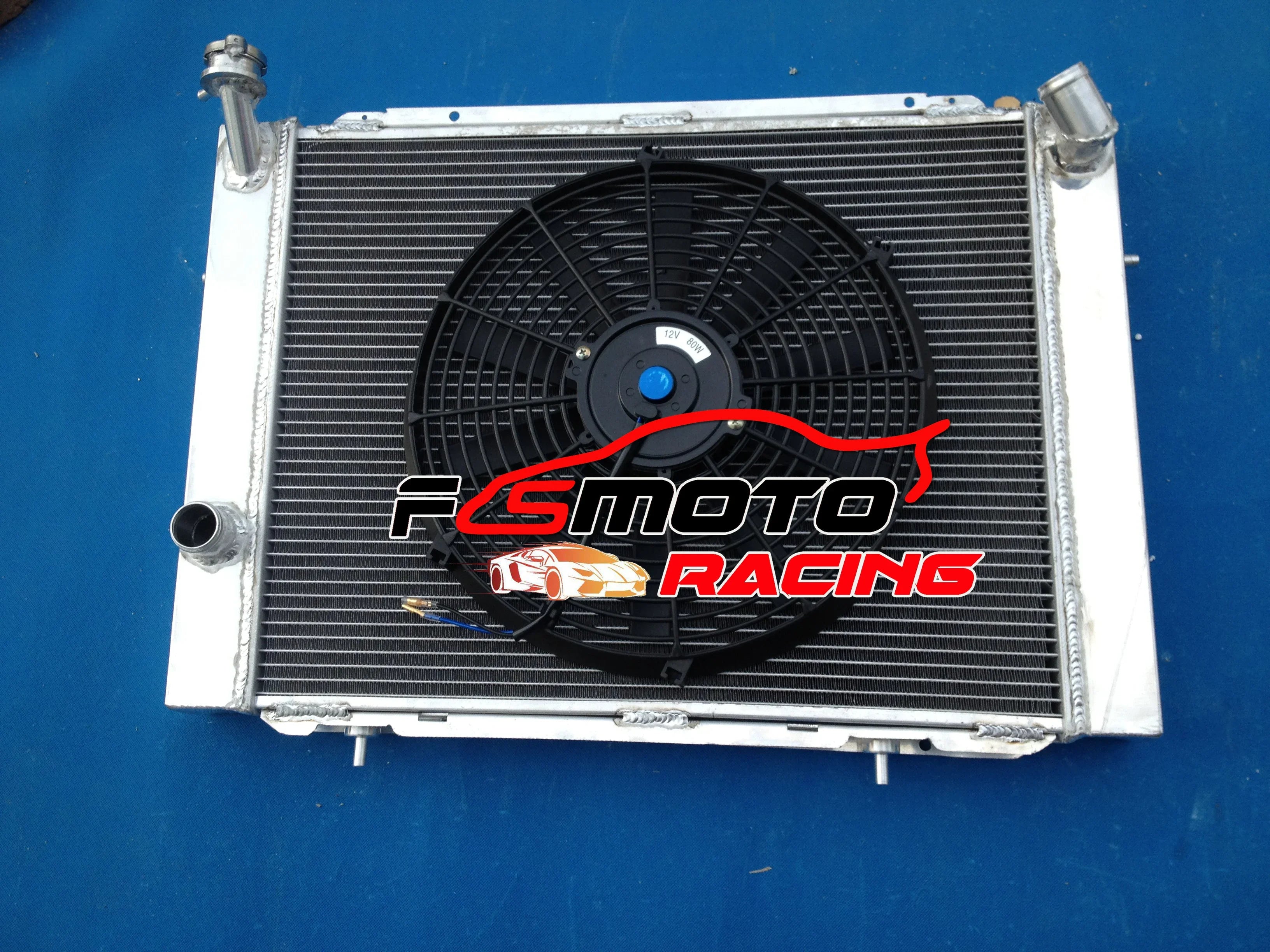 For 3 ROW Holden Commodore VB VC VH VK V8 MT Aluminum Radiator Water Cooling Intercooler Heatsink