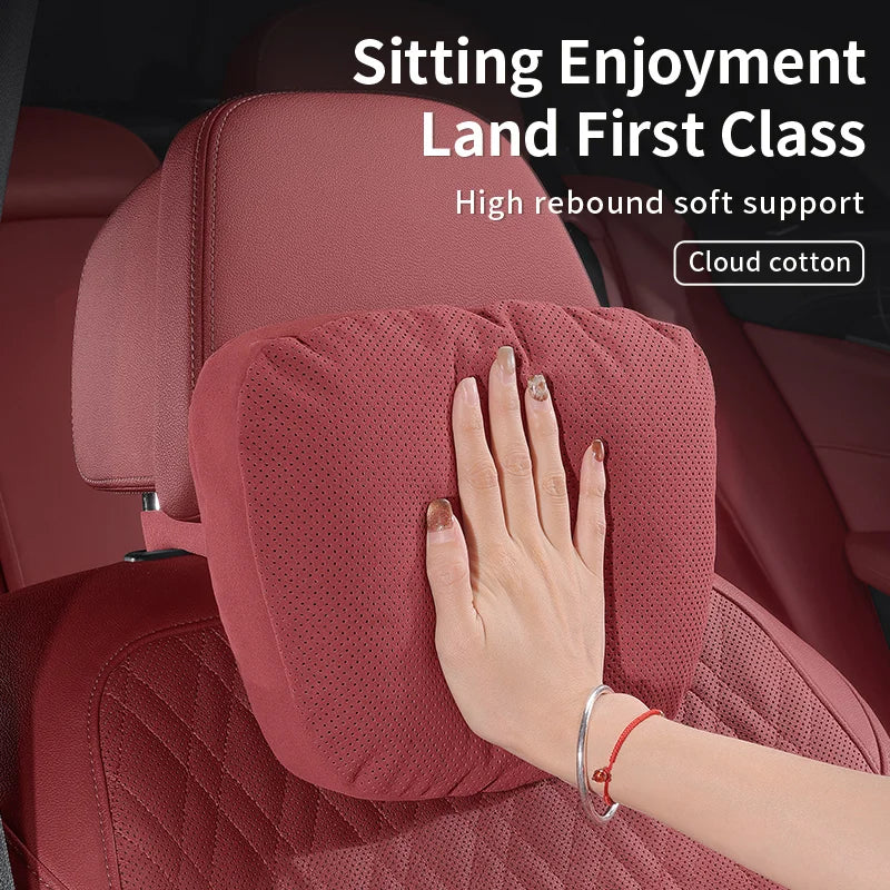 For Holden Commodore Monaro Trailblazer Badge Emblem Colorado Captiva Car Headrest Neck Support Seat Lumbar Cushion Neck Pillow