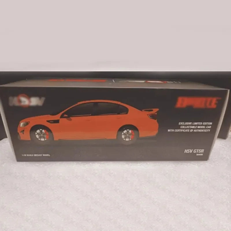 Diecast 1:18 Scale Holden HSV GTSR HERON Orange-Gold Alloy Simulation Sedan Model Collectible Ornament Toy Gift-No certificate