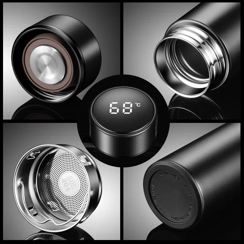 Car Thermoses Water Bottle Portable Travel Mug with Smart LCD For Holden VT VX VU VY HSV Astra Commodore Cruze