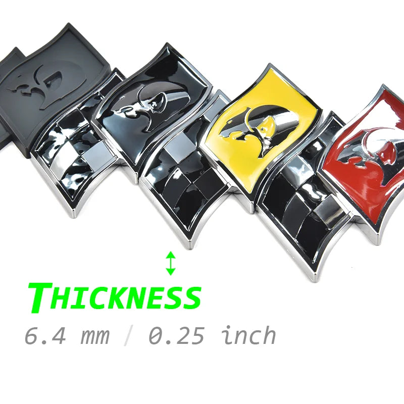 Plastic HSV Badge Emblem Matte Black Lion Flag Commodore Wagon Clubsport Gts Senator