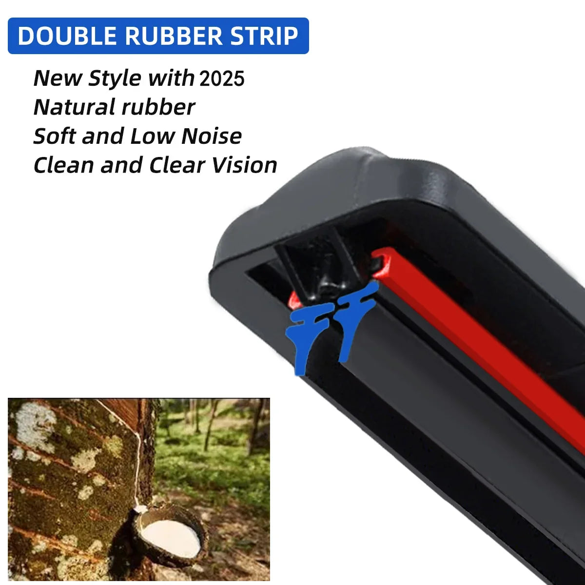 Front Wiper Accessorie Double Rubber Car Wipers for Holden VE VF Commodore 2006-2017 Wipers Brushes New Upgraded 2017 2016 2015