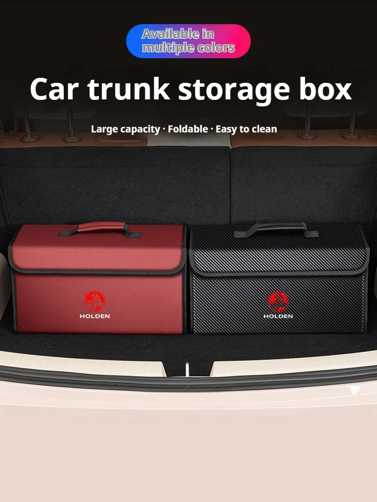 Car Trunk Storage Box Organizer Foldable Container Bag For Holden Commodore Monaro Trailblazer Badge Emblem Colorado Captiva