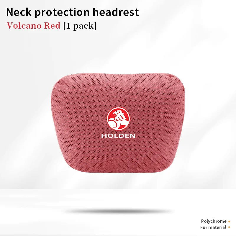 For Holden Commodore Monaro Trailblazer Badge Emblem Colorado Captiva Car Headrest Neck Support Seat Lumbar Cushion Neck Pillow