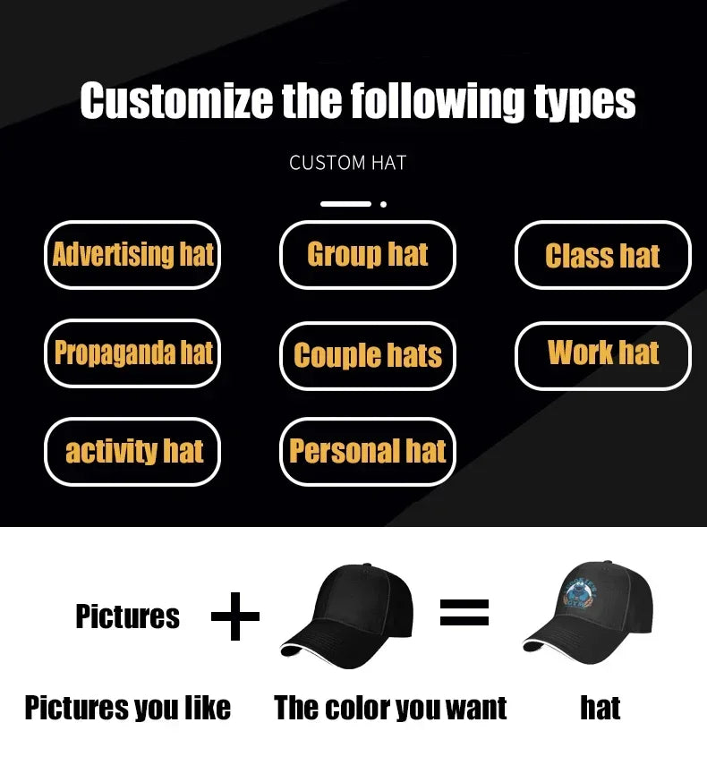 HOLDEN HSV Cap Fashion Casual Baseball Caps Adjustable Hat Hip Hop Summer Unisex Baseball Hats Customizable Polychromatic