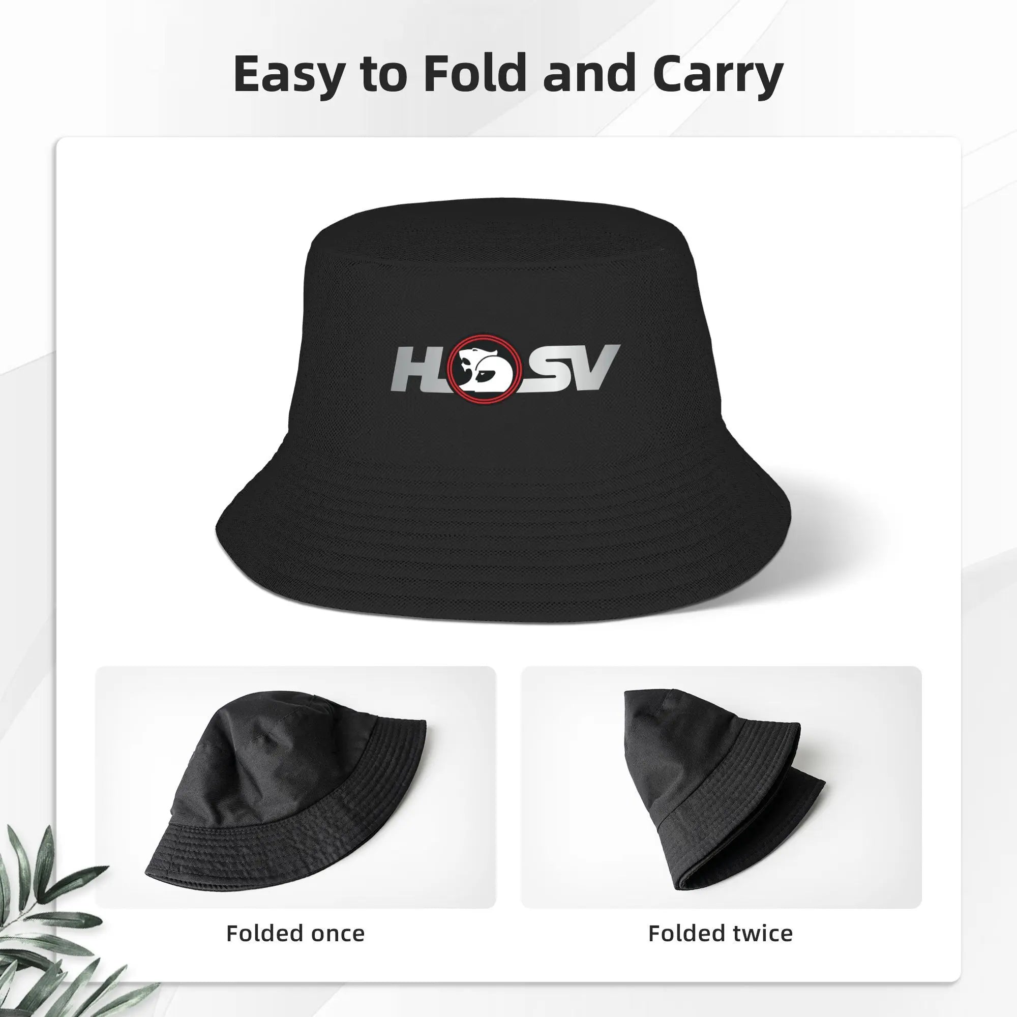 HOLDEN HSV Bucket Hats Panama For Man Woman Bob Hats Outdoor Hip Hop Reversible Fisherman Hats For Summer Beach Unisex Caps