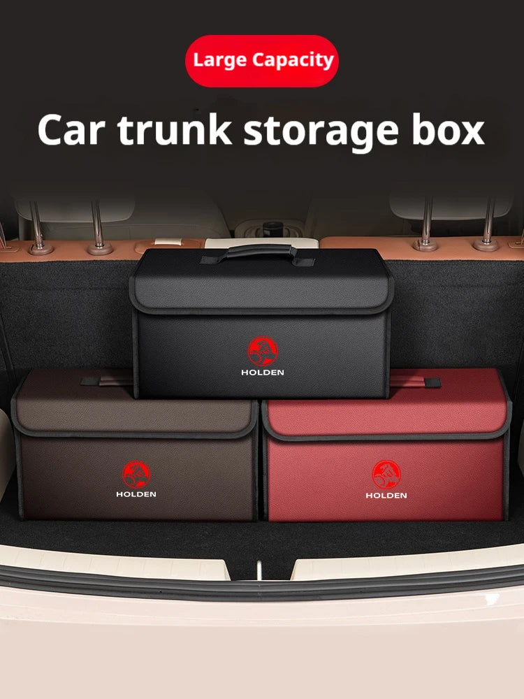 Car Trunk Storage Box Organizer Foldable Container Bag For Holden Commodore Monaro Trailblazer Badge Emblem Colorado Captiva