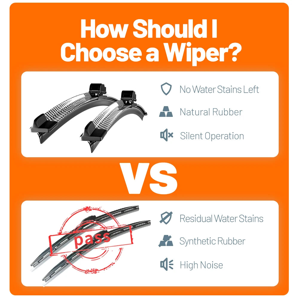 For Holden Commodore VE VF 2006-2017 2007 2008 2009 2010 2011 2012 2014 2pcs Front Windshield Wiper Blades Windscreen Wipers