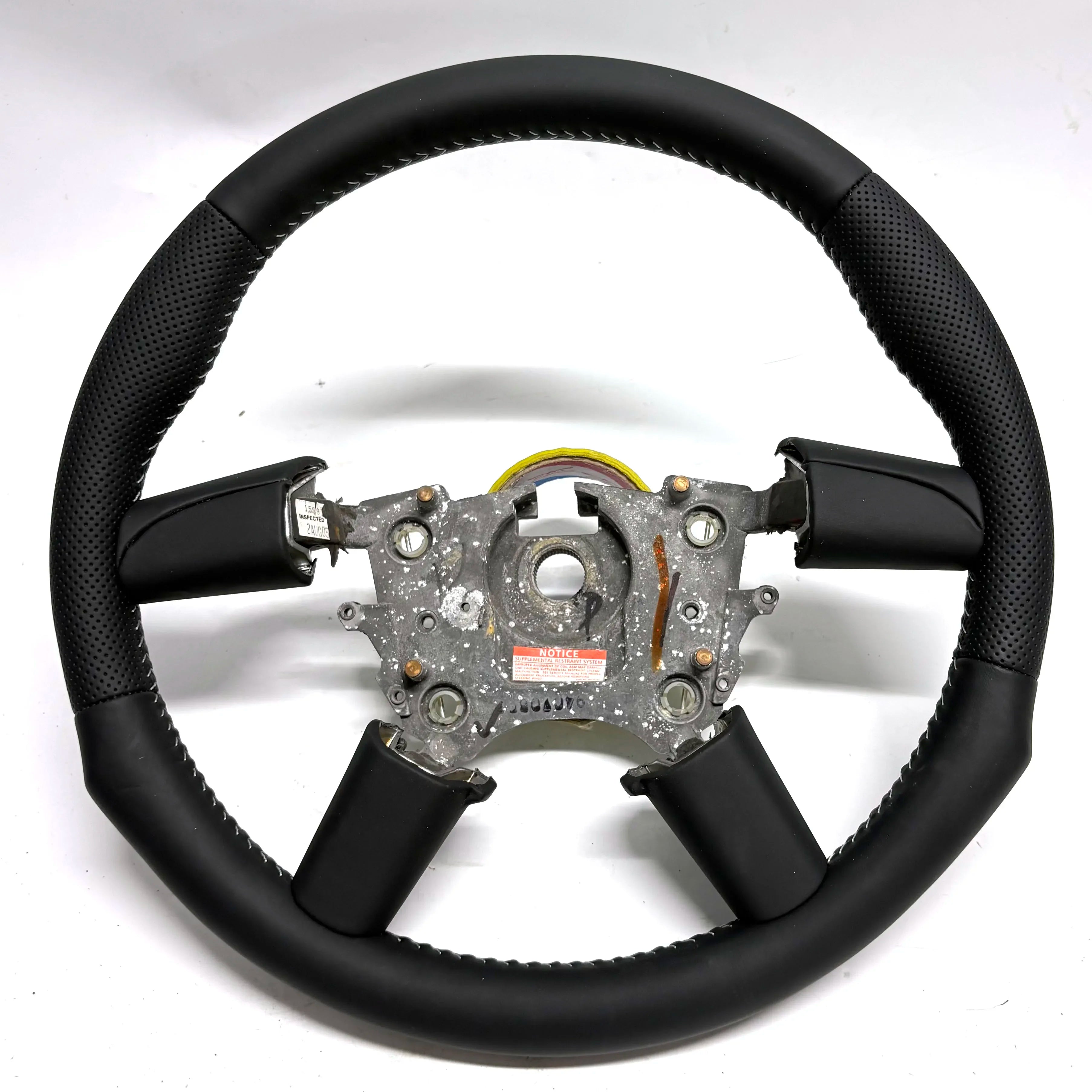 Custom Black Alcantara Leather Custom Steering Wheel For The Pontiac Gto/Holden Holden Commodore Vz Vy 2004-2006