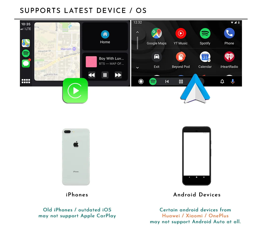kSmart auto Wireless CarPlay AndroidAuto Retrofit for Holden Commodore VF1 VF2 MyLink system Support OEM Microphone