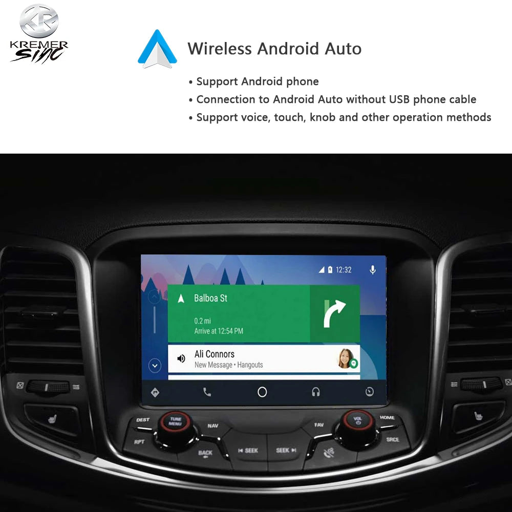kSmart auto Wireless CarPlay AndroidAuto Retrofit for Holden Commodore VF1 VF2 MyLink system Support OEM Microphone